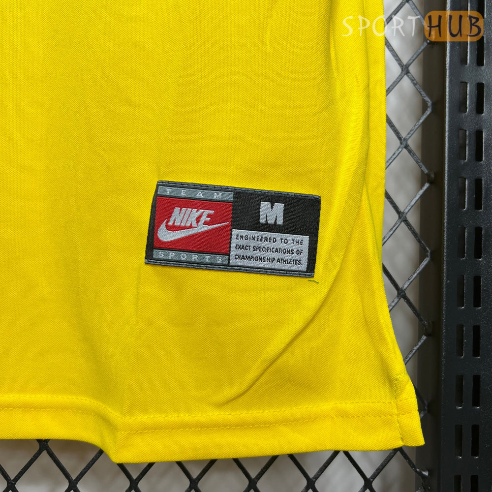 חולצת כדורגל חולצה רטרו ברזיל 1998