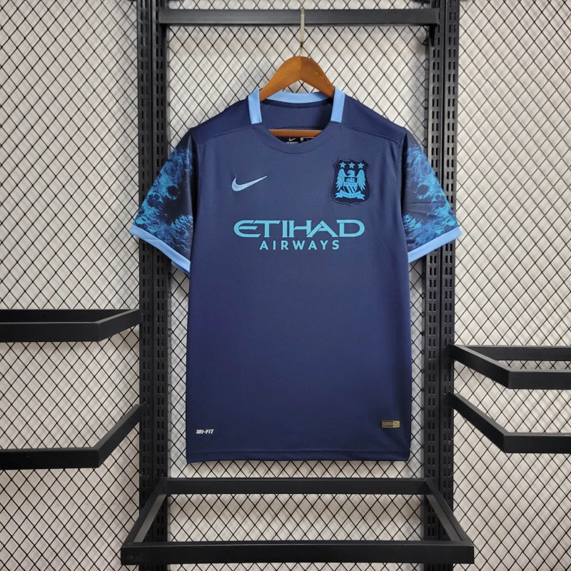 Retro Manchester City 2014 football shirt