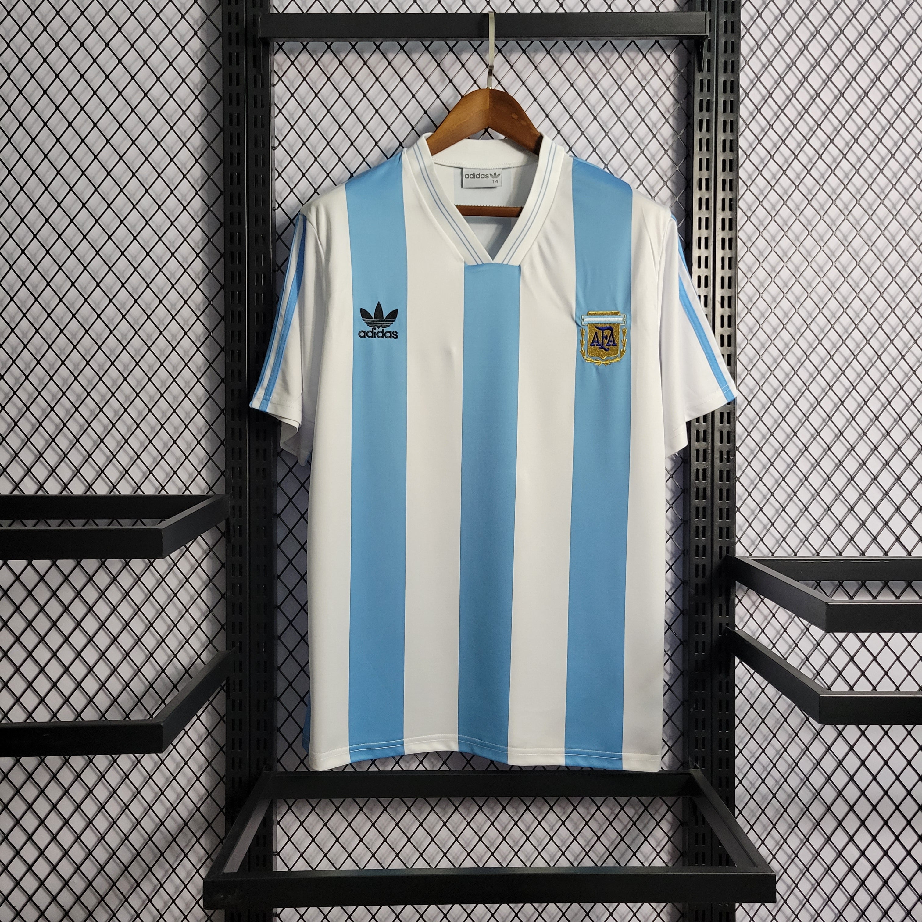 2014 Argentina national team retro soccer shirt 