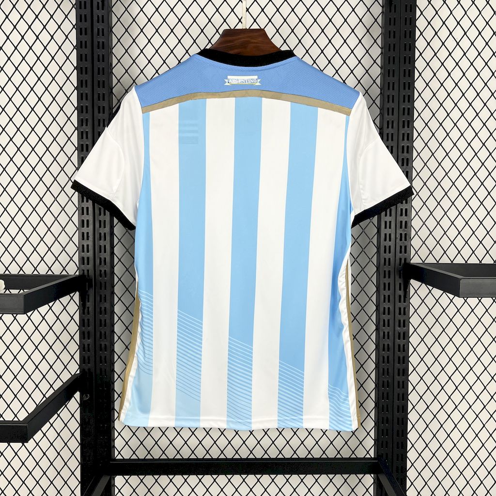 2014 Argentina national team retro soccer shirt 