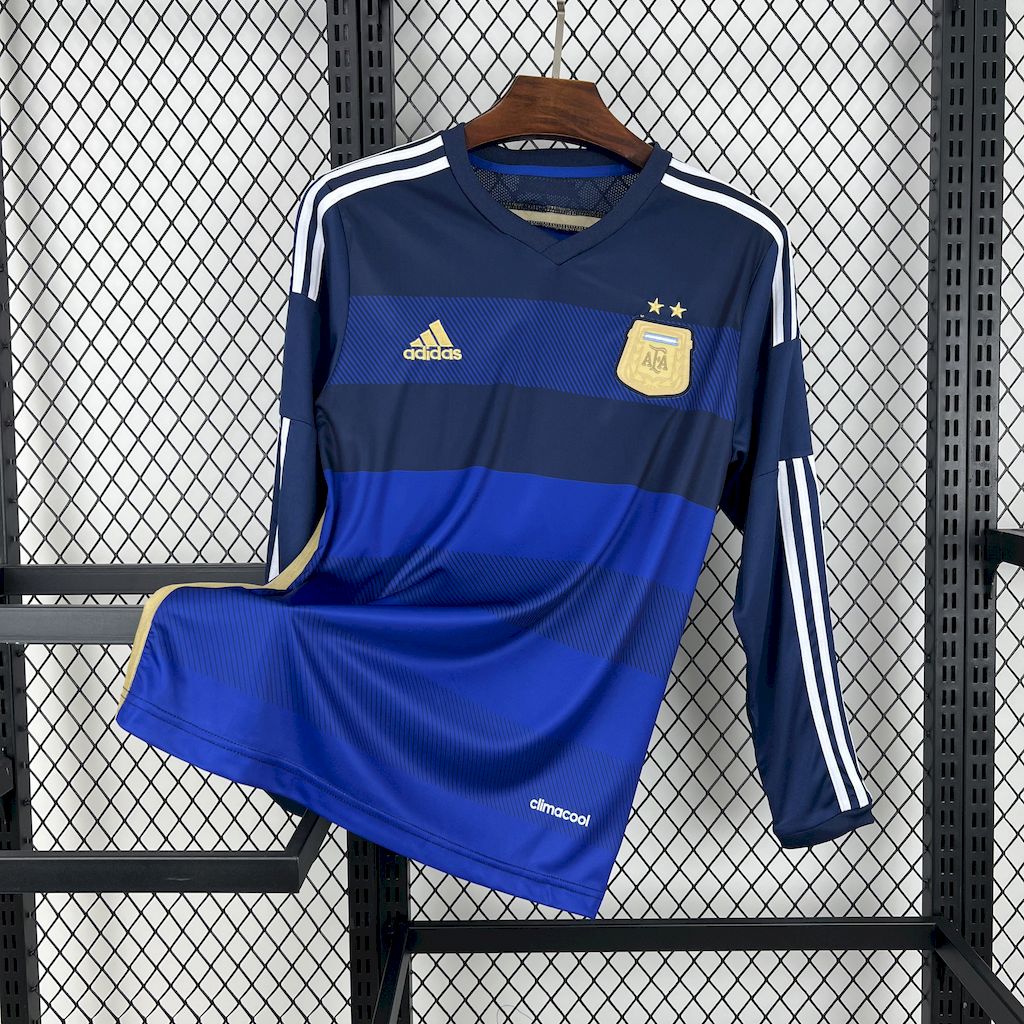 2014 Argentina national team retro soccer shirt 