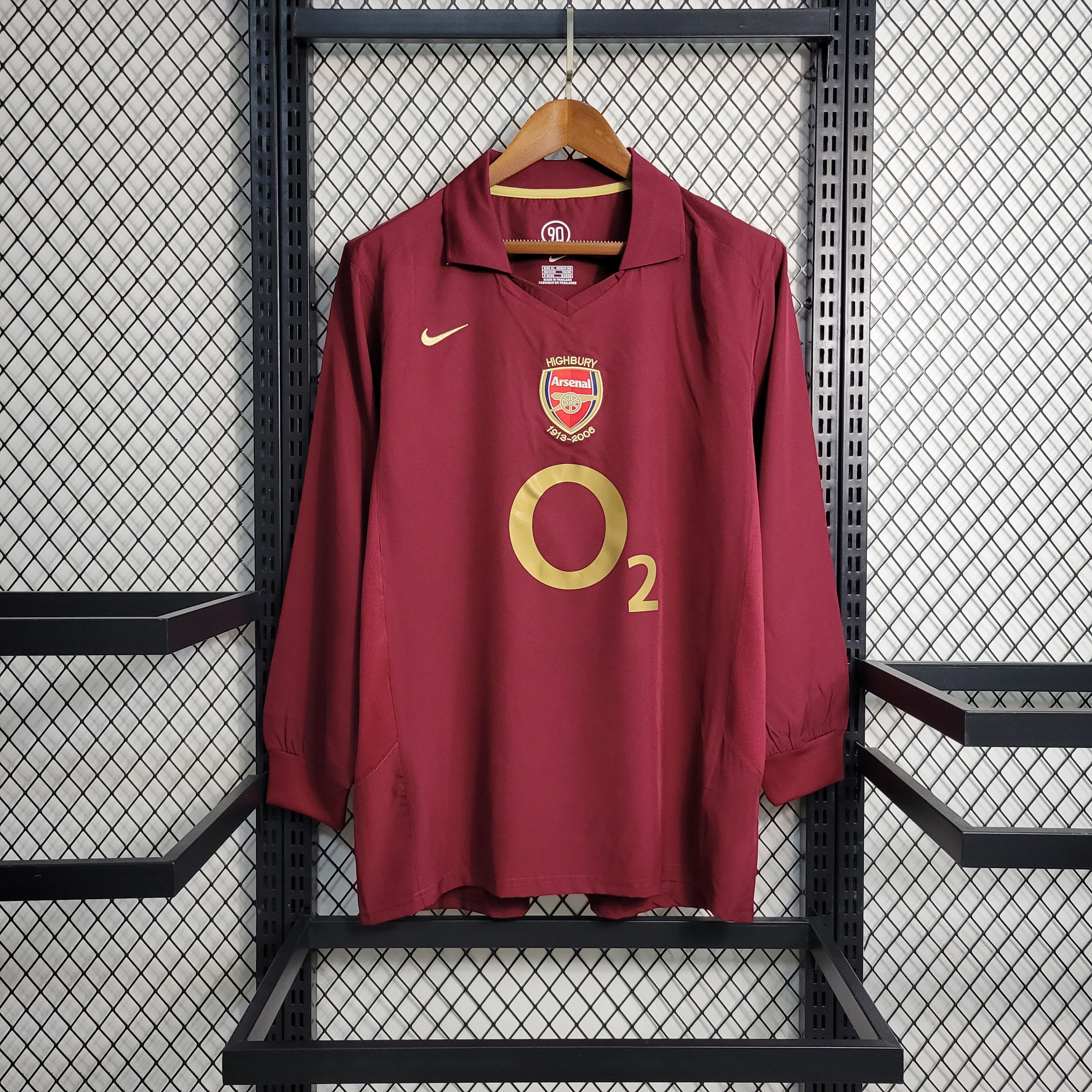 Arsenal Retro 2005-06 Long Football Shirt