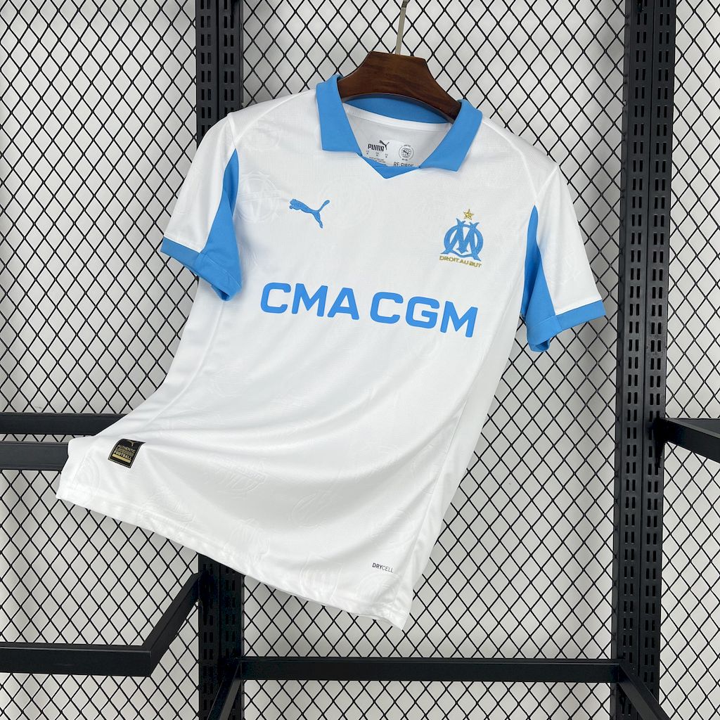 Marseille Olympic soccer jersey away 2024-25