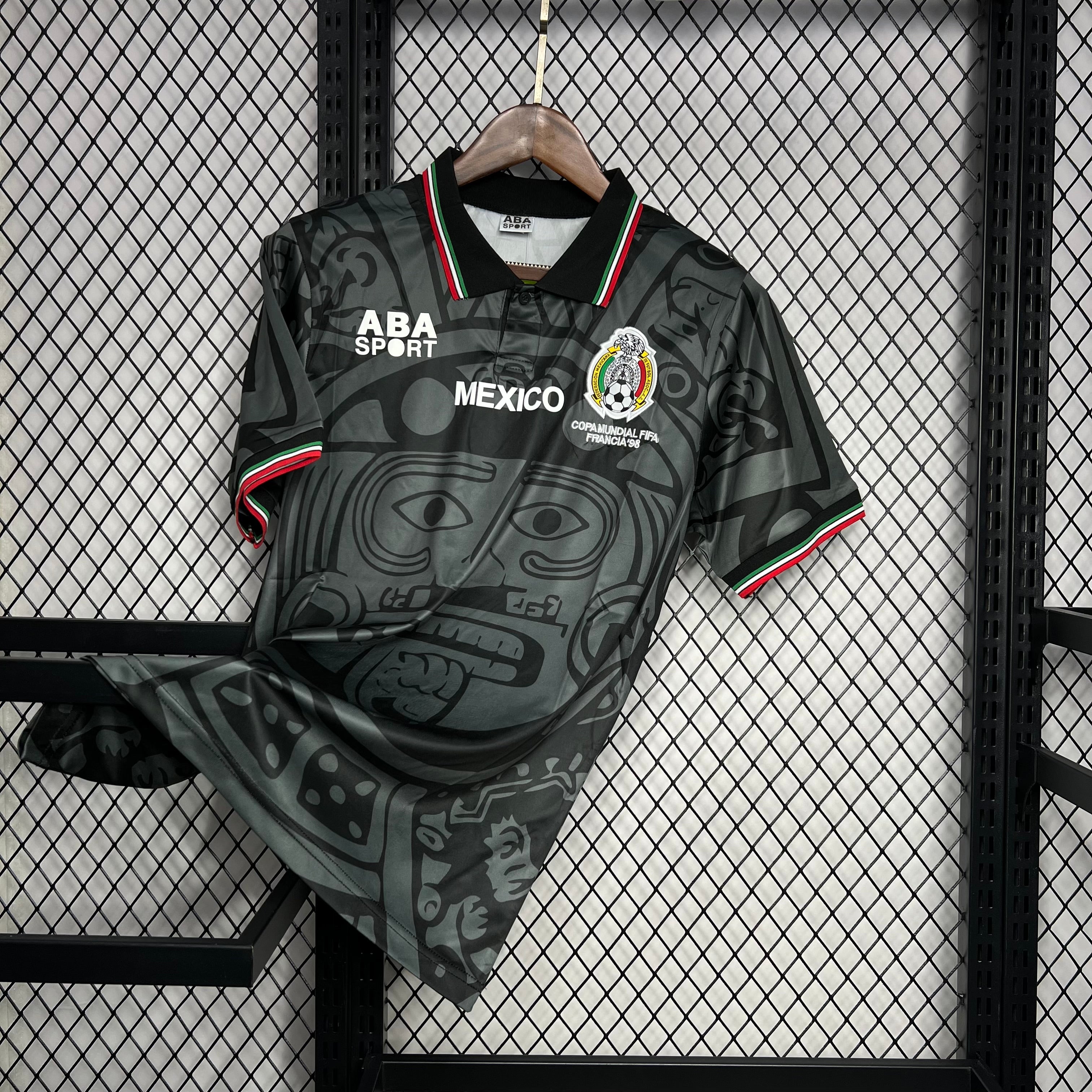 Retro Mexico 1998 soccer jersey
