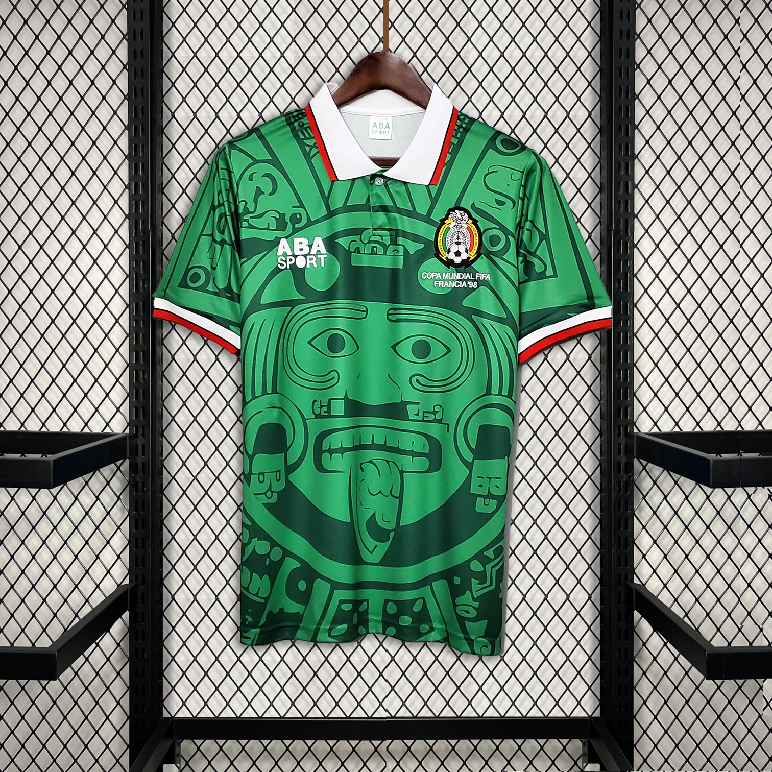 Retro Mexico 1998 soccer jersey