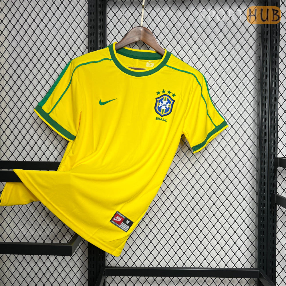 חולצת כדורגל  חולצה רטרו ברזיל 1998