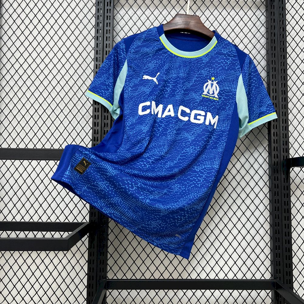 Marseille Olympic soccer jersey away 2024-25