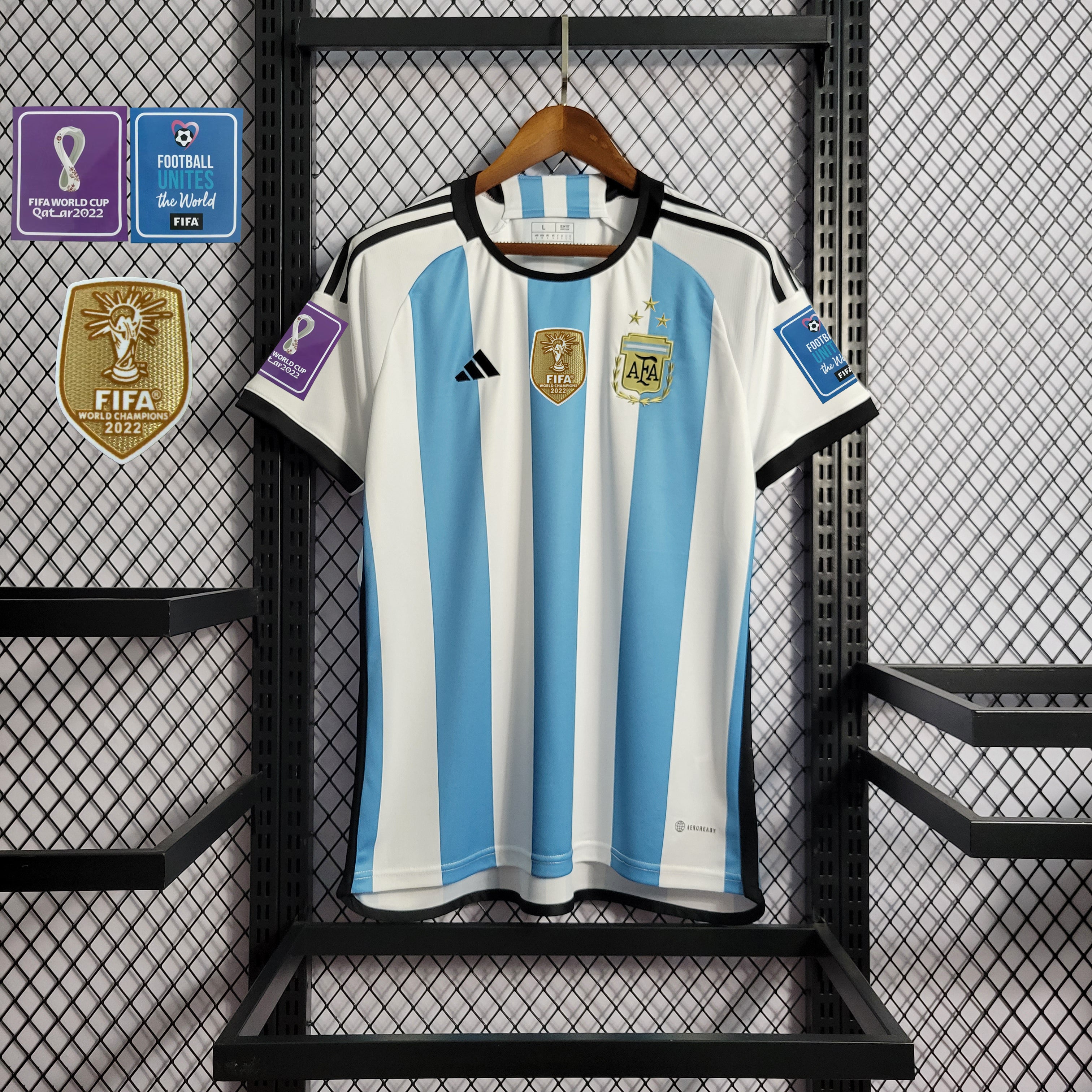 2022 Argentina home team soccer shirt 